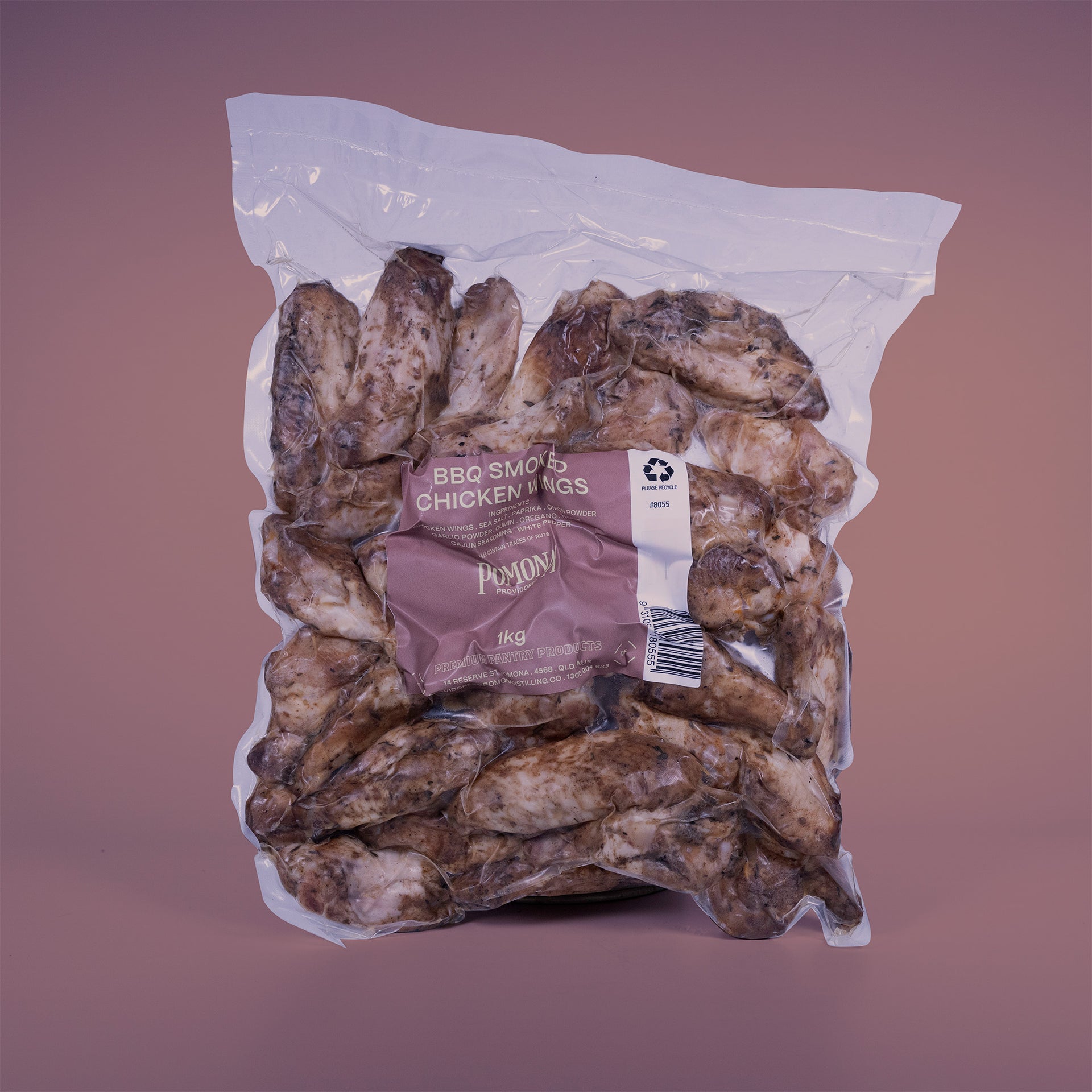 BBQ SMOKED CHICKEN WINGS 1KG