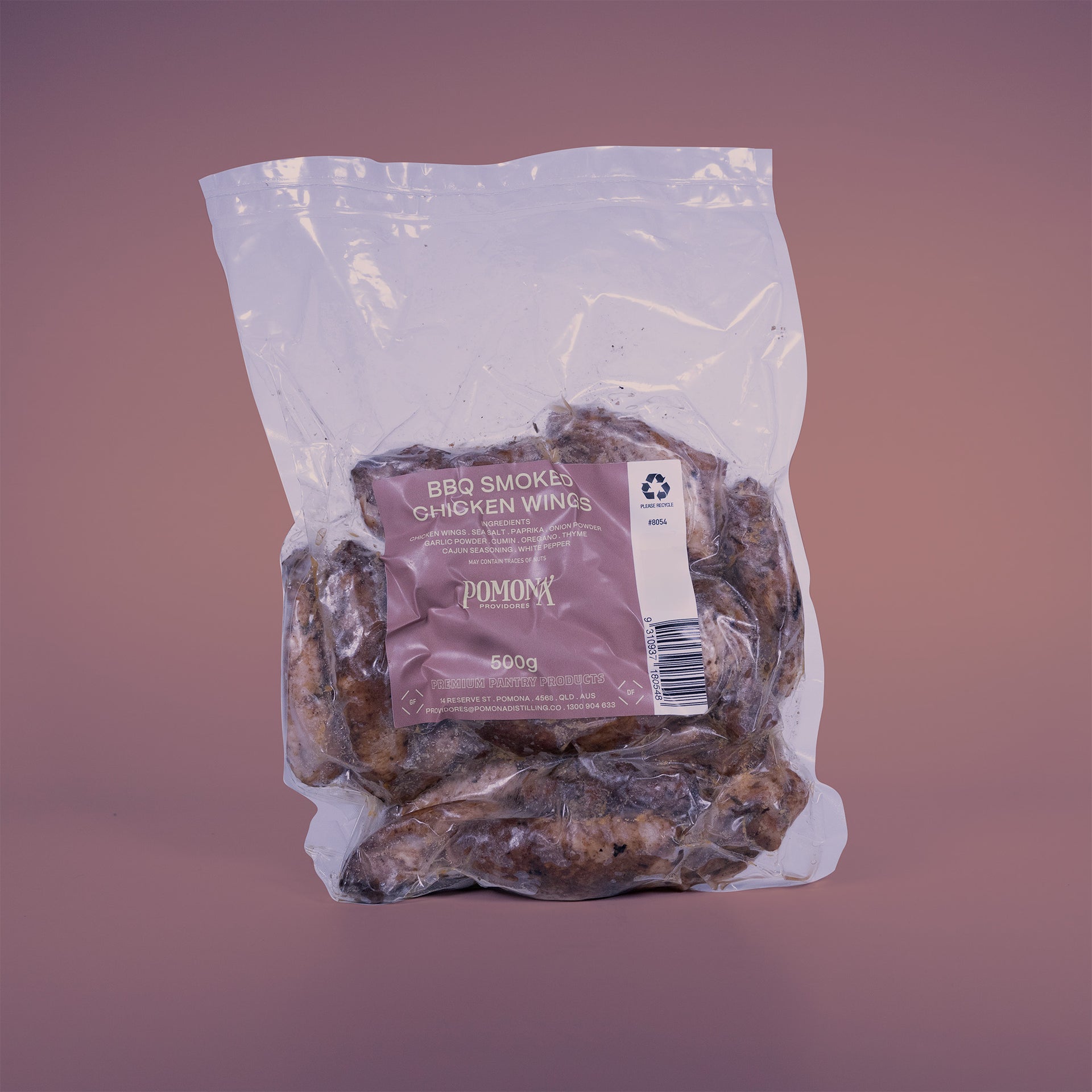BBQ SMOKED CHICKEN WINGS 500GM
