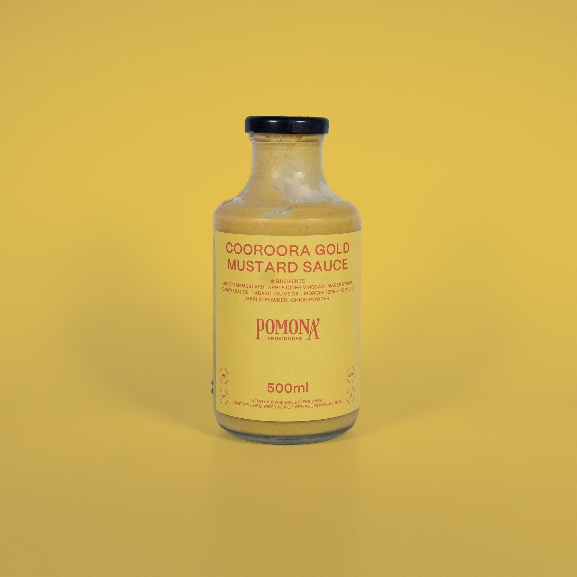 COOROORA GOLD MUSTARD SAUCE 500ml