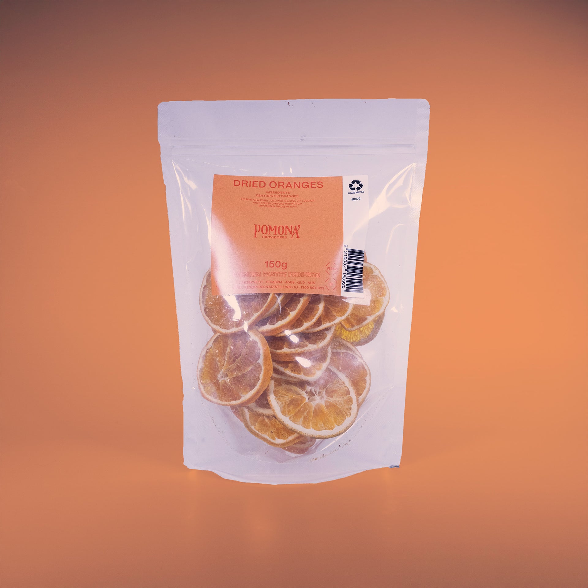 DRIED ORANGES 150g