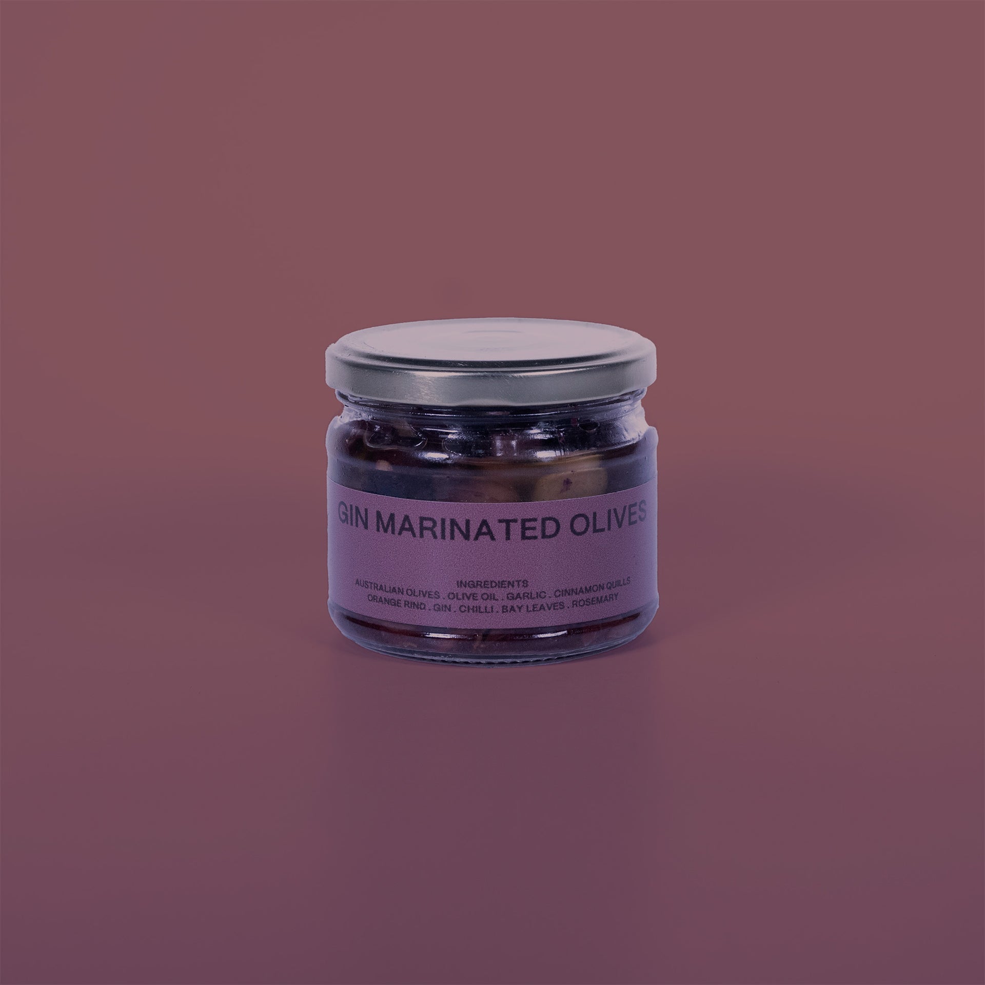 PDC GIN MARINATED OLIVES 275g