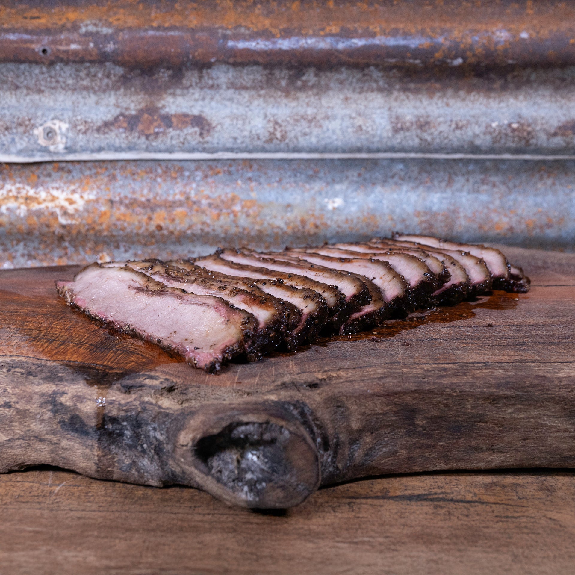 SMOKED & SLICED BBQ BEEF BRISKET 1KG