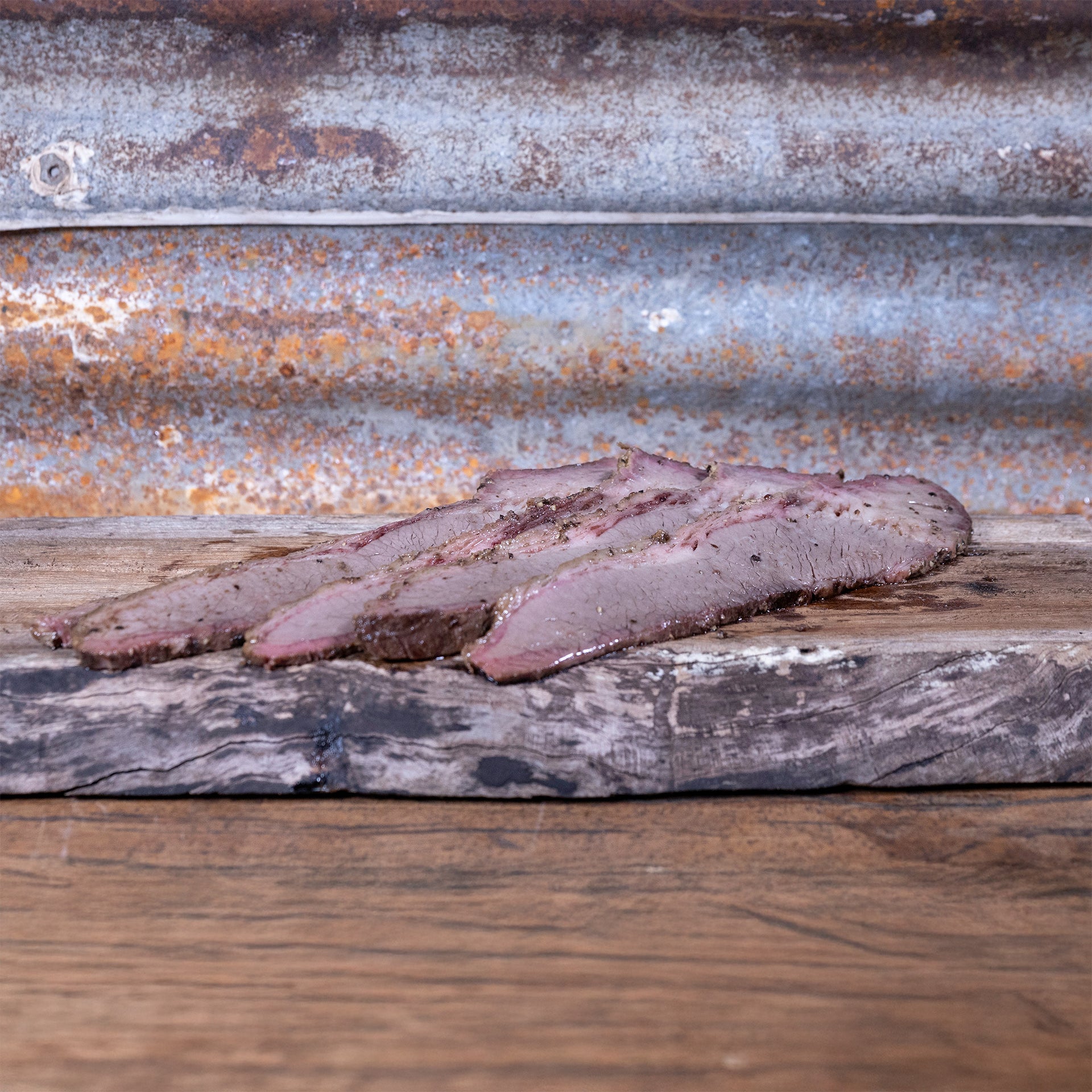 SMOKED & SLICED BBQ BEEF BRISKET 500GM