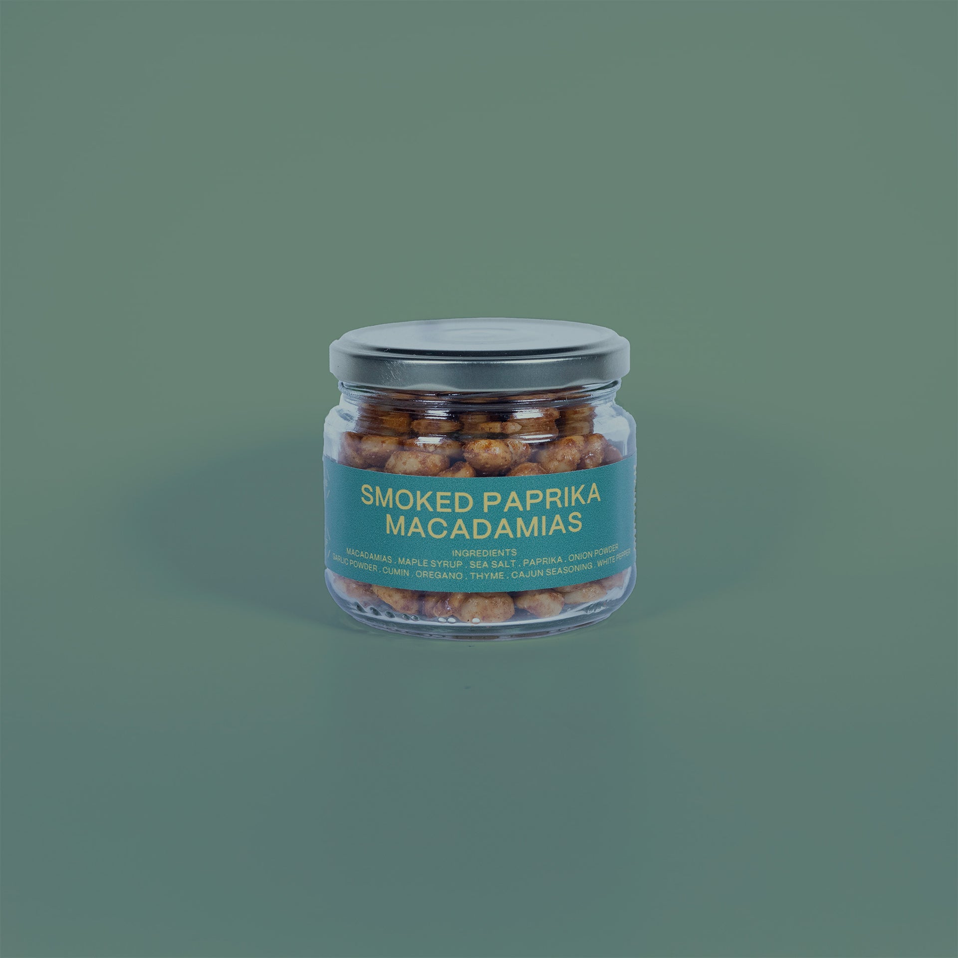 MACADAMIAS + SMOKED PAPRIKA + MAPLE + SMOKED SALT 160g