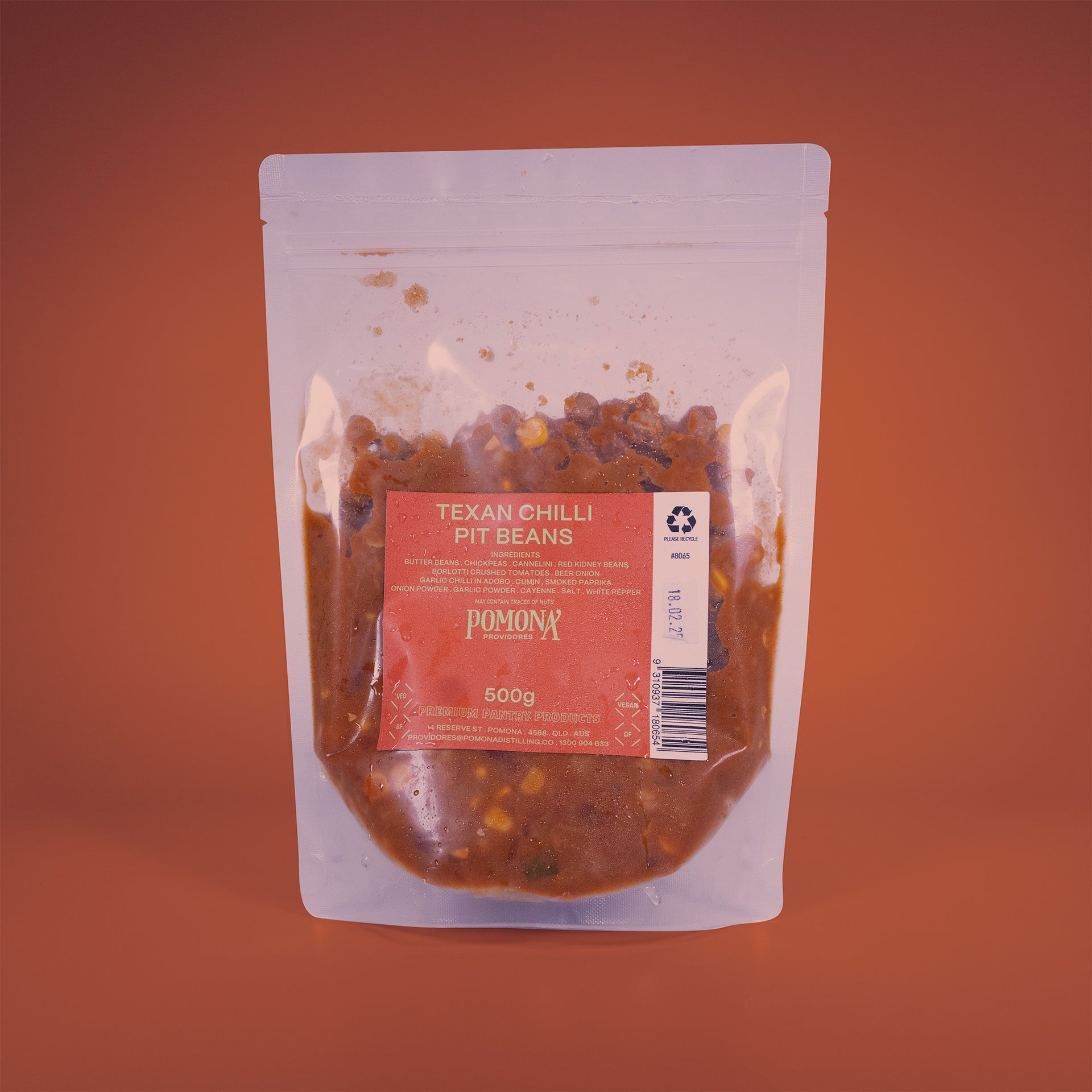 TEXAN CHILLI  PIT BEANS 500GM