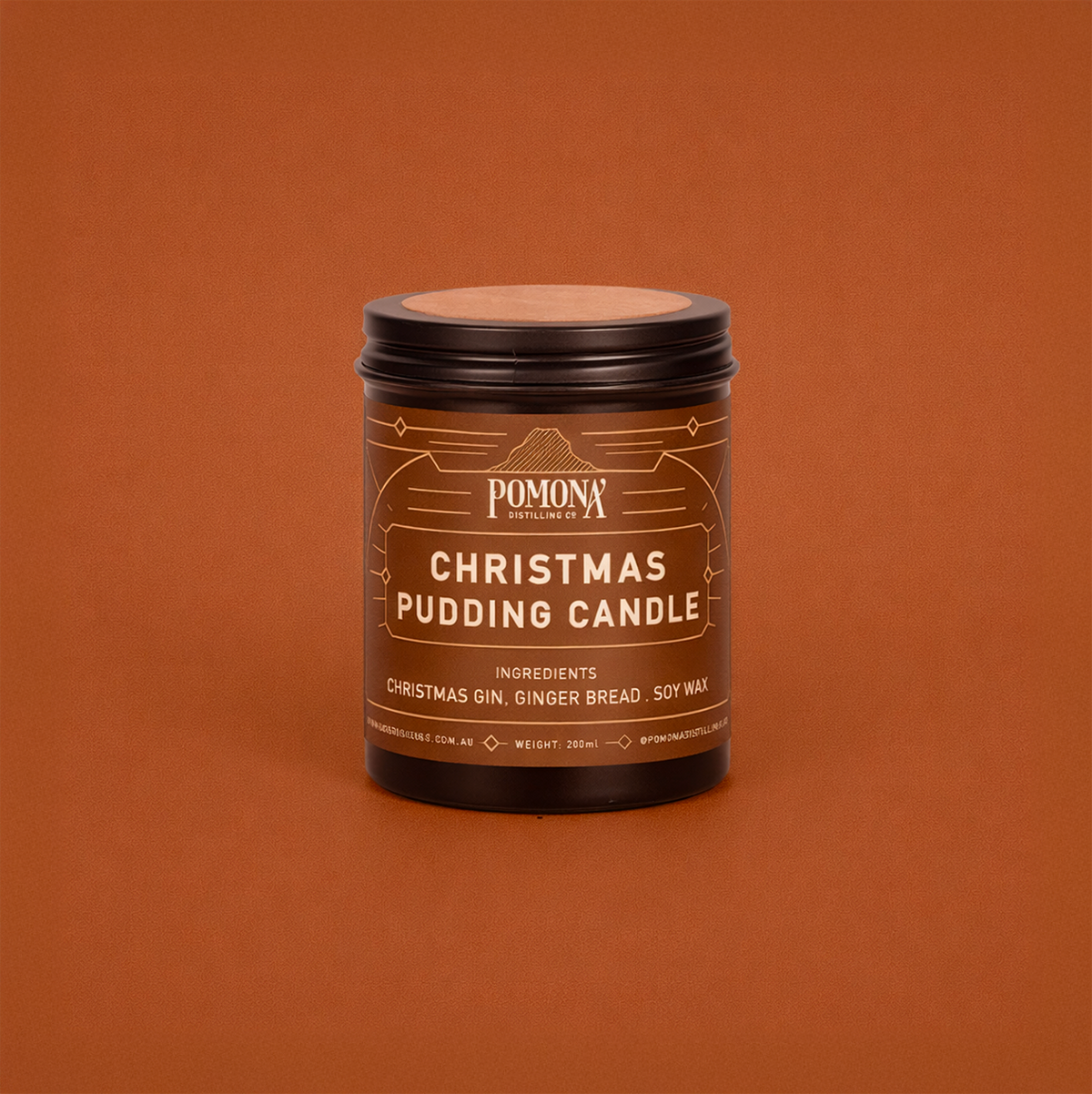CHRISTMAS PUDDING CANDLE