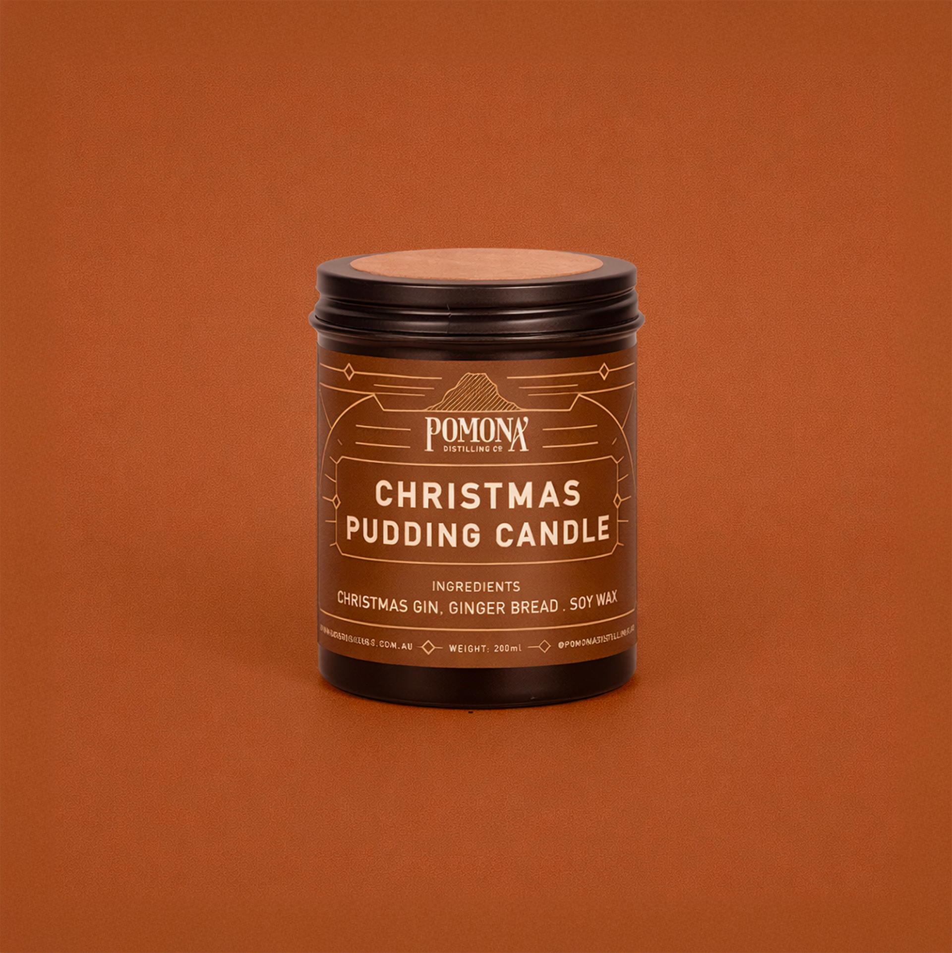 CHRISTMAS PUDDING CANDLE