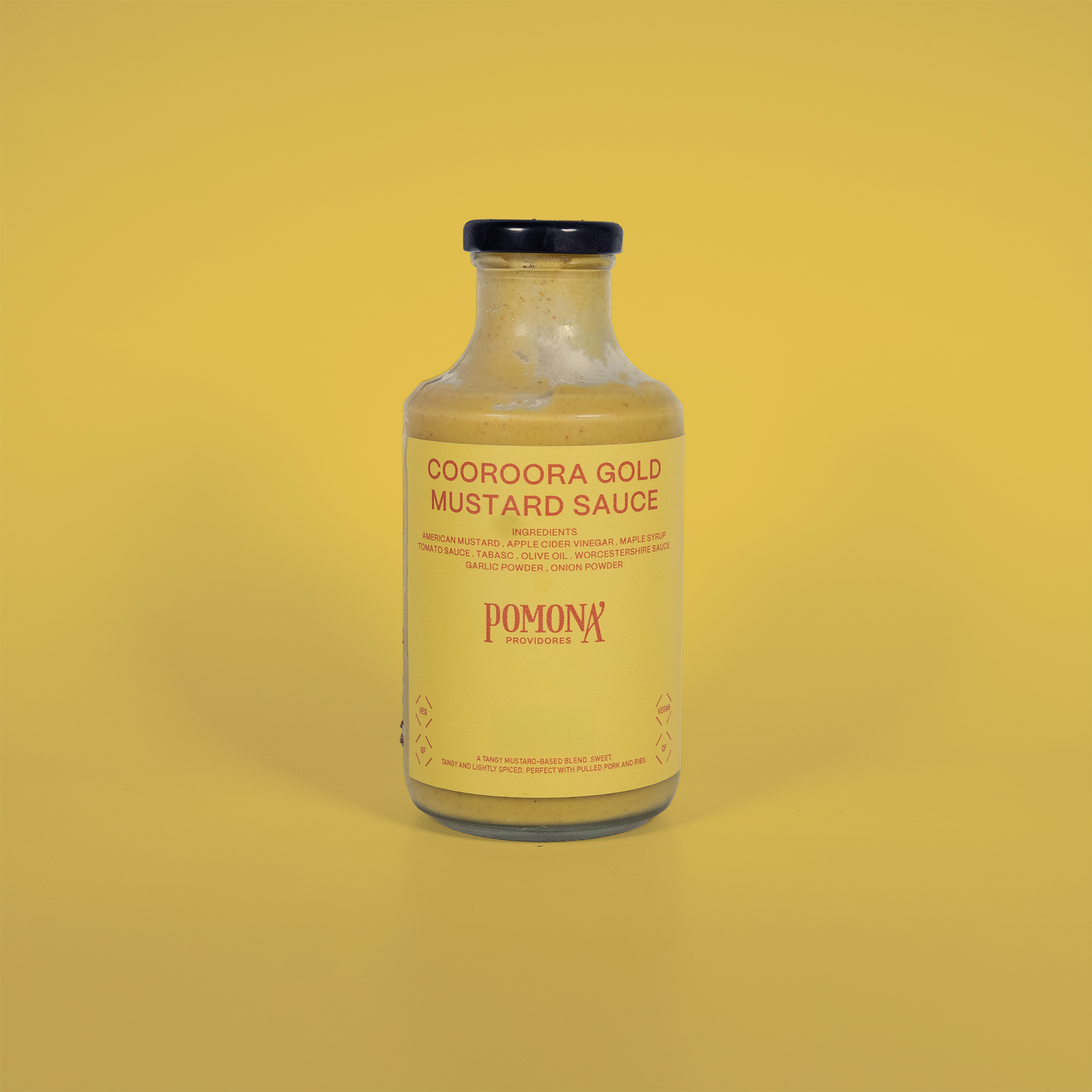 COOROORA GOLD MUSTARD SAUCE 250ml