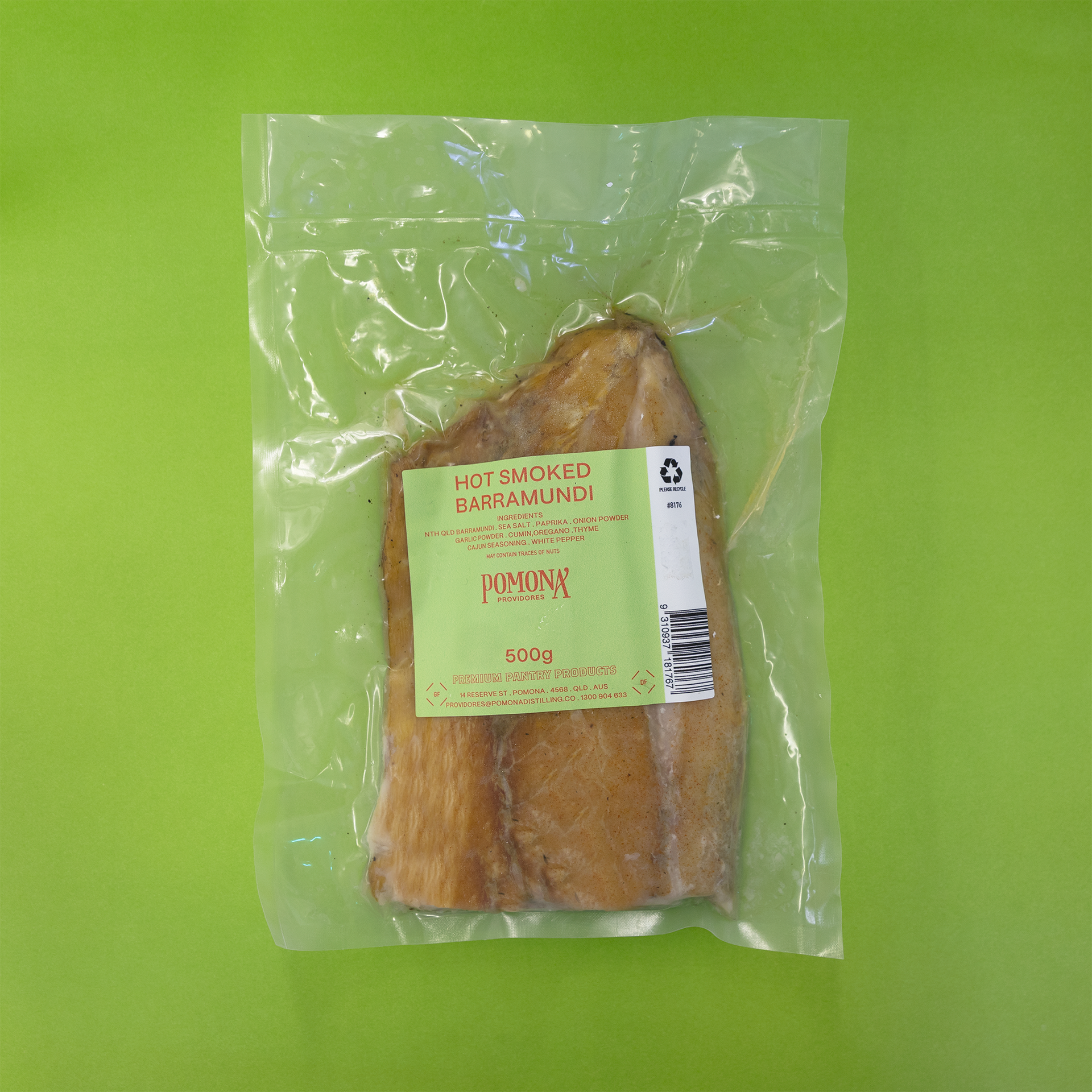 HOT SMOKED BARRAMUNDI 500GM