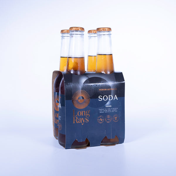 Long Rays Premium Dark Soda (recommended with Pomona Butterscotch Vodka)