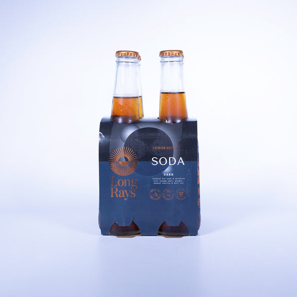 Long Rays Premium Dark Soda (recommended with Pomona Butterscotch Vodka)