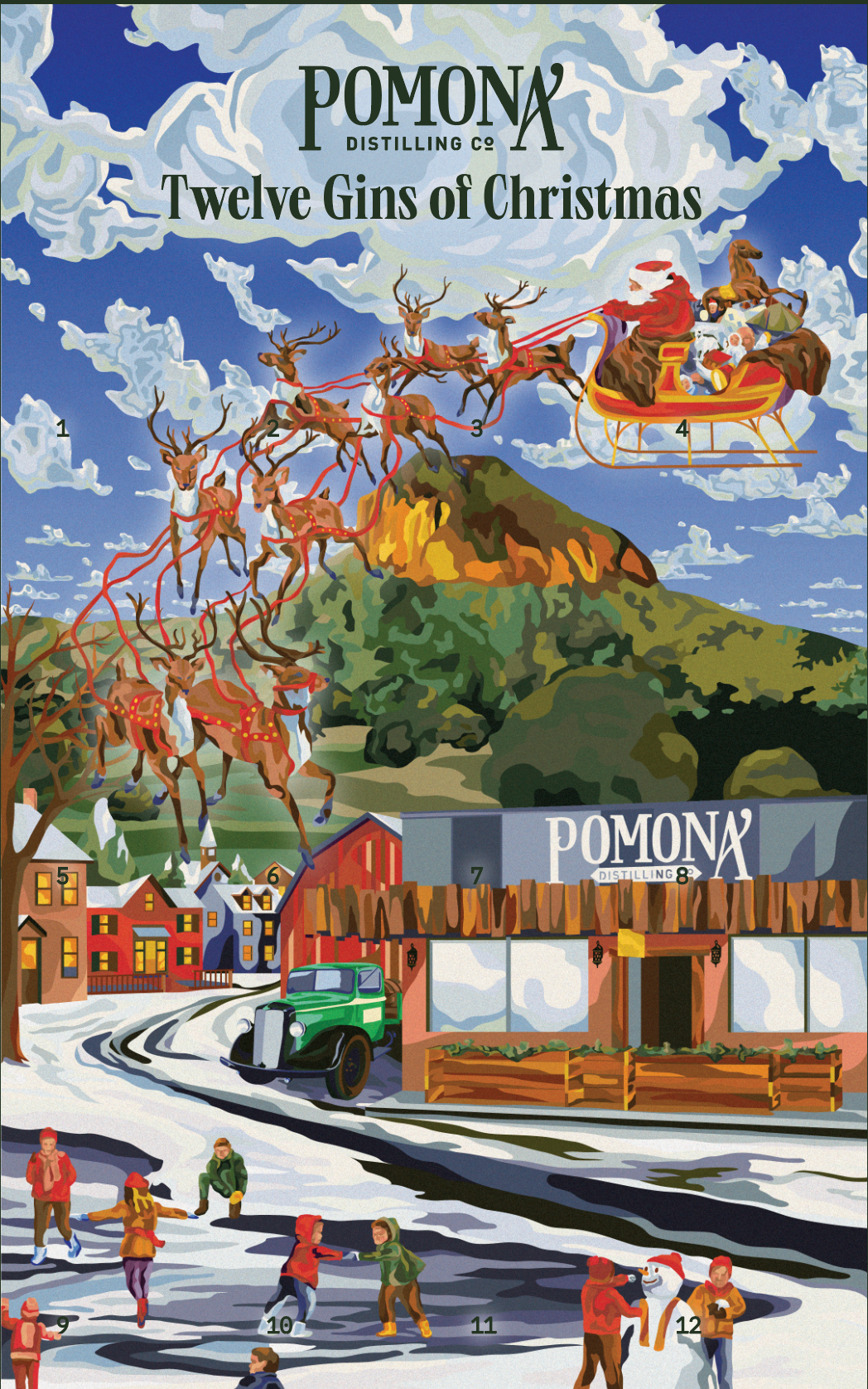 12 Days of Gin - Pomona Advent Calendar